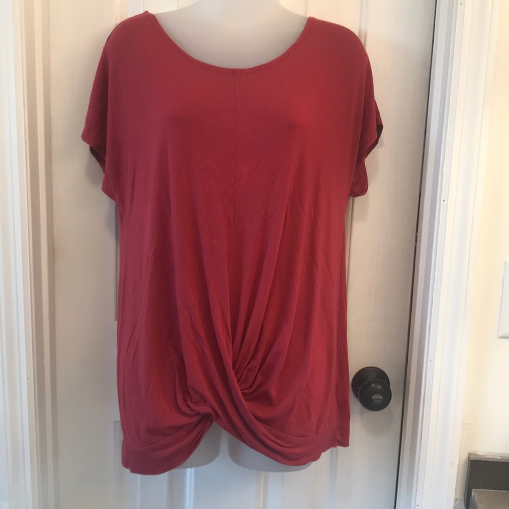 Knotted waist short sleeve
